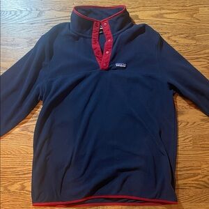 Patagonia Navy and Red Men's Sweater